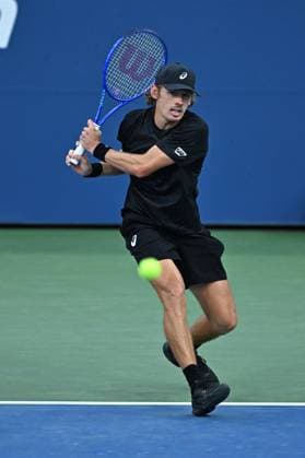 US Open - First Round Alex De Minaur (AUS) during his first round match at the 2025 US Open at Billie Jean National Tennis Center in New York City, NY, USA, on August 26, 2025. Photo by Corinne Dubreuil ABACAPRESS.COM New York city United States  Copyright: xDubreuilxCorinne ABACAx