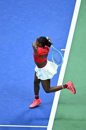 US Open - First Round Coco Gauff (USA) during his first round match at the 2025 US Open at Billie Jean National Tennis Center in New York City, NY, USA, on August 26, 2025. Photo by Corinne Dubreuil ABACAPRESS.COM New York city United States  Copyright: xDubreuilxCorinne ABACAx
