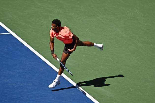 US Open - First Round Giovanni MPETSHI PERRICARD (FRA) during his first round match at the 2025 US Open at Billie Jean National Tennis Center in New York City, NY, USA, on August 26, 2025. Photo by Corinne Dubreuil ABACAPRESS.COM New York city United States  Copyright: xDubreuilxCorinne ABACAx