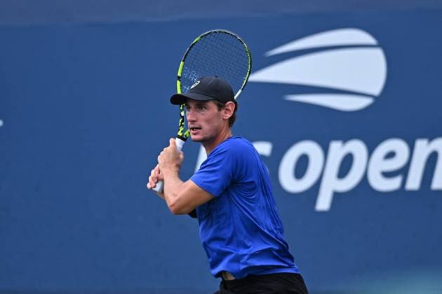 US Open - First Round Valentin Royer (FRA) during his first round match at the 2025 US Open at Billie Jean National Tennis Center in New York City, NY, USA, on August 26, 2025. Photo by Corinne Dubreuil ABACAPRESS.COM New York city United States  Copyright: xDubreuilxCorinne ABACAx