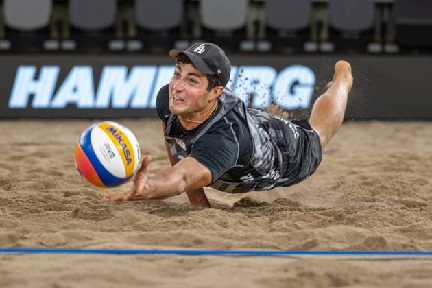 RECORD DATE NOT STATED Beach Pro Tour - Elite 16 Hamburg, 27.08.2025 Sven Winter (Player No. 2, GER); Beach Pro Tour - Elite 16 Hamburg am 27.08.2025 Copyright: xBEAUTIFULxSPORTS PeterxWeberx