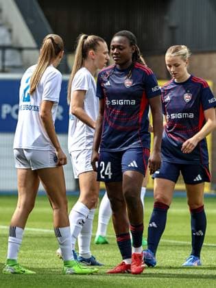 250827 UWCL ROSENGARD VS LJUBOTEN Anam Imo (24) of FC Rosengard pictured during women™s soccer match between FC Rosengard (SWE) and ZFK Ljuboten (MKD), group 3, second qualifying round of Women™s Champions League 2025-2026 on Wednesday 27 August 2025 in Leuven, Belgium. PHOTO SPORTPIX SEVIL OKTEM LEUVEN DEN DREEF VLAAMS BRABANT BELGIUM  Copyright: xSportpix.bex xSevilxOktemxSevilxOktemx