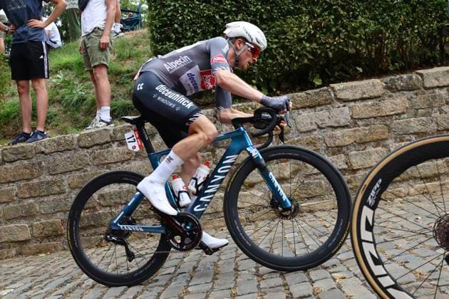 Muur Classic Geraadsbergen 2025 Cycling Race GERAARDSBERGEN, BELGIUM - AUGUST 27 : Van Tricht Stan (BEL) of Alpecin - Deceuninck during the 3th edition of Muur Classic Geraardsbergen an UCI Europe Tour 1.1 one day cycling road race for Men Elite of 177.8 km with start in Geraardsbergen and finish in Geraardsbergen on August 27, 2025 in Geraardsbergen, Belgium, 27 08 2025 - GERAARDSBERGEN Belgium  Copyright: xTvwx