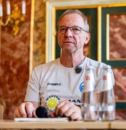 27.08.2025, GER, Handball, Maenner, Saison 25 26, Daikin 1.Bundesliga,Pressekonferenz des ThSV Eisenach vor dem 1. Spieltag gegen den SC DHfK Leipzig Maik Nowak (ThSV Eisenach) 99817 Eisenach Stadtschloss Eisenach Thueringen Deutschland