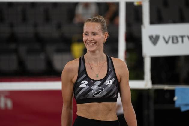 RECORD DATE NOT STATED Beach Pro Tour - Elite 16 Hamburg, 27.08.2025 Tabea Schwarz; Beach Pro Tour - Elite 16 Hamburg am 27.08.2025 Copyright: xBEAUTIFULxSPORTS PeterxWeberx