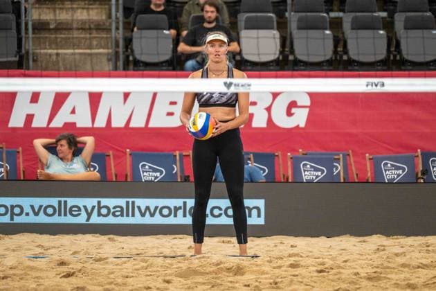 RECORD DATE NOT STATED Beach Pro Tour - Elite 16 Hamburg, 27.08.2025 Chenoa Christ (Player No. 1, GER); Beach Pro Tour - Elite 16 Hamburg am 27.08.2025 Copyright: xBEAUTIFULxSPORTS PeterxWeberx
