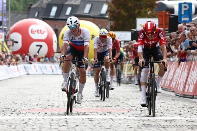 Muur Classic Geraadsbergen 2025 Cycling Race GERAARDSBERGEN, BELGIUM - AUGUST 27 : Kopecky Tomas (CZE) of Unibet Tietema Rockets during the 3th edition of Muur Classic Geraardsbergen an UCI Europe Tour 1.1 one day cycling road race for Men Elite of 177.8 km with start in Geraardsbergen and finish in Geraardsbergen on August 27, 2025 in Geraardsbergen, Belgium, 27 08 2025 - GERAARDSBERGEN Belgium  Copyright: xTvwx