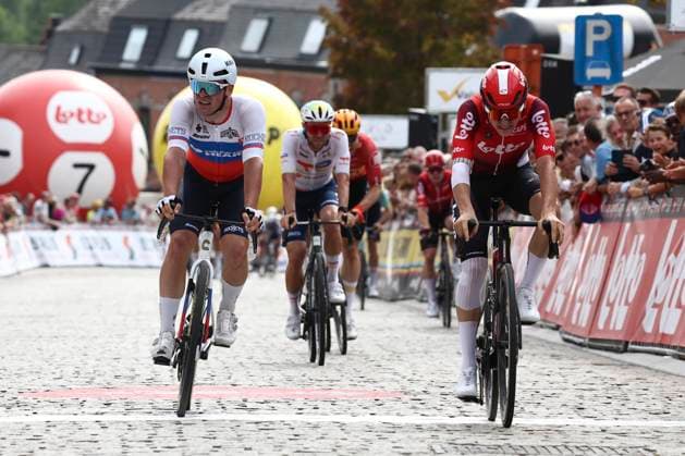 Muur Classic Geraadsbergen 2025 Cycling Race GERAARDSBERGEN, BELGIUM - AUGUST 27 : Kopecky Tomas (CZE) of Unibet Tietema Rockets during the 3th edition of Muur Classic Geraardsbergen an UCI Europe Tour 1.1 one day cycling road race for Men Elite of 177.8 km with start in Geraardsbergen and finish in Geraardsbergen on August 27, 2025 in Geraardsbergen, Belgium, 27 08 2025 - GERAARDSBERGEN Belgium  Copyright: xTvwx