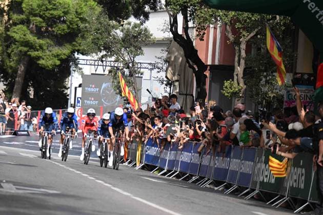 27-08-2025 Vuelta A Espana; Tappa 05 Figueres - Figueres; 2025, Groupama - Fdj; Gaudu, David; Figueres; 