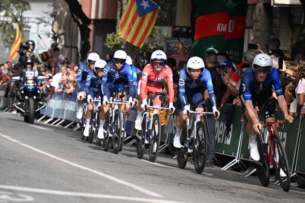 27-08-2025 Vuelta A Espana; Tappa 05 Figueres - Figueres; 2025, Groupama - Fdj; Gaudu, David; Figueres; 