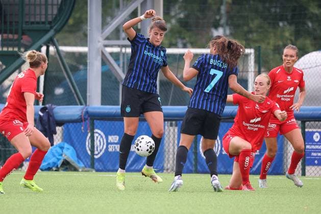 CALCIO - Champions League Women - SK Brann vs Inter - FC Internazionale Elisa Polli during SK Brann vs Inter - FC Internazionale, UEFA Champions League Women football match in Milan, Italy, August 27 2025 Milan Italy  Copyright: xIPAxSport ABACAx