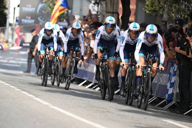 27-08-2025 Vuelta A Espana; Tappa 05 Figueres - Figueres; 2025, Bahrain - Victorious; Tiberi, Antonio; Figueres; 