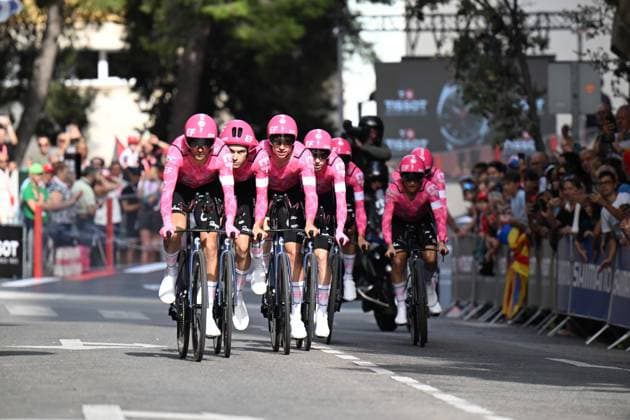 27-08-2025 Vuelta A Espana; Tappa 05 Figueres - Figueres; 2025, Ef Education - Easypost; Figueres; 