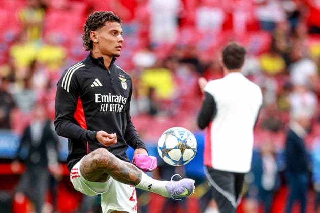 Richard Rios of SL Benfica during the UEFA Champions League play-off second leg match between SL Benfica and Fenerbahce at Estadio da Luz on August 27, 2025 in Lisbon, Portugal. UEFA Champions League play-off 2nd Leg - SL Benfica vs Fenerbahce (Valter Gouveia SPP) Copyright: xValterxGouveia SPPx spp-en-VaGo-VG_L9471