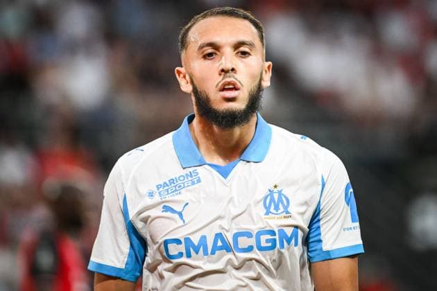 August 15, 2025, Rennes, France, France: Amine GOUIRI of Marseille during the Ligue 1 match between Stade Rennais (Rennes) and Olympique de Marseille (OM) at Roazhon Park on August 15, 2025 in Rennes, France. Rennes France - ZUMAm308 20250815_zsp_m308_134 Copyright: xMatthieuxMirvillex