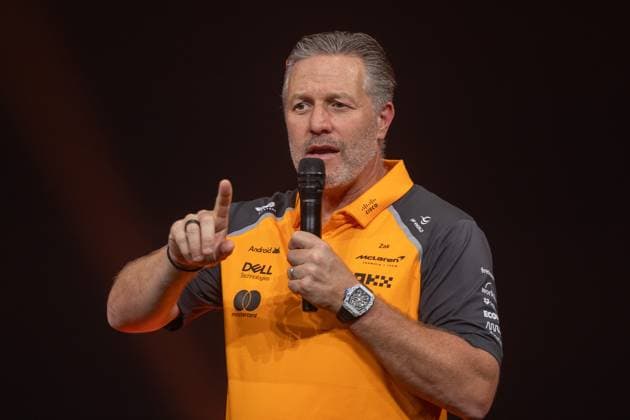 Amsterdam, The Netherlands, 2025-08-27 17:46:20 August 27, 2025, Westergas, Amsterdam, NL. Mastercard McLaren Formula 1 fan event. Pictured: Zak Brown. Photo: NL Beeld David Heukers Credit: NL Beeld Heukers Media  Copyright: xx x
