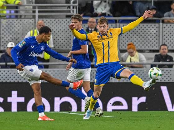 Everton v Mansfield Town Carabao Cup Iliman Ndiaye of Everton during the Carabao Cup Second Round match at the Hill Dickson Stadium, Liverpool UK Newspapers OUT Copyright: xKarlxVallantinex FIL-22149-0045