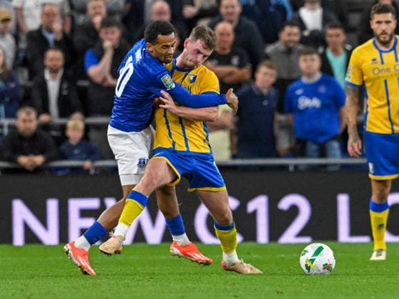 Everton v Mansfield Town Carabao Cup Iliman Ndiaye of Everton during the Carabao Cup Second Round match at the Hill Dickson Stadium, Liverpool UK Newspapers OUT Copyright: xKarlxVallantinex FIL-22149-0046