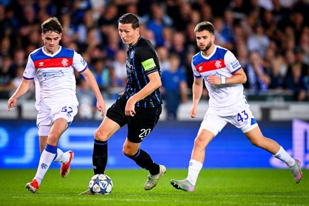 Club Brugge v Rangers FC - UEFA Champions League BRUGGE, BELGIUM - AUGUST 27 : Vanaken Hans midfielder of Club Brugge during the UEFA Champions League 2025 26 play-off round second leg between Club Brugge and Rangers FC on August 27, 2025 in Brugge, Belgium, 27 08 2025  Copyright: xTomasxSiskx