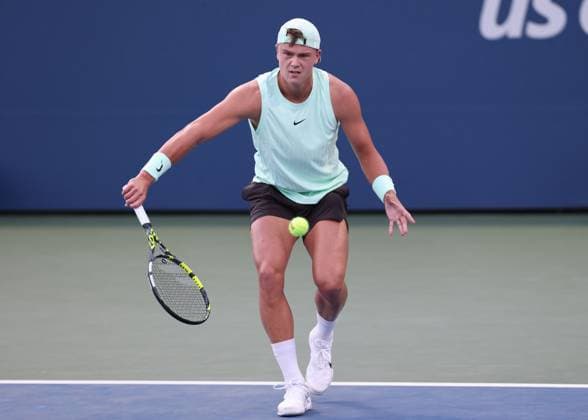 Holger Rune, USTA Billie Jean King National Tennis Center, Flushing Meadows, New York, USA . Copyright: xJuergenxHasenkopfx