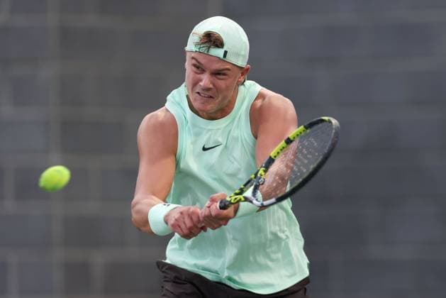 Holger Rune, USTA Billie Jean King National Tennis Center, Flushing Meadows, New York, USA . Copyright: xJuergenxHasenkopfx