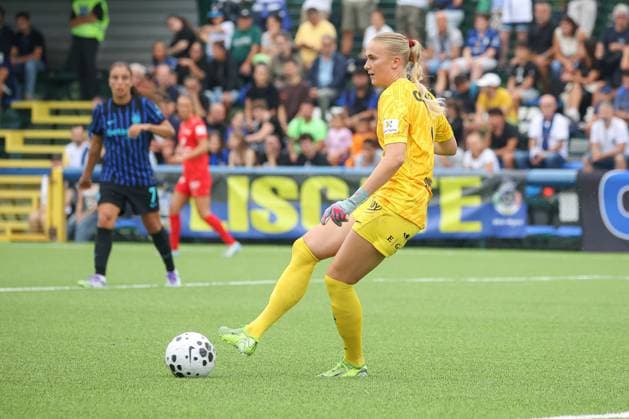 CALCIO - Champions League Women - SK Brann vs Inter - FC Internazionale Selma Panengstuen during SK Brann vs Inter - FC Internazionale, UEFA Champions League Women football match in Milan, Italy, August 27 2025 Milan Italy  Copyright: xIPAxSport ABACAx