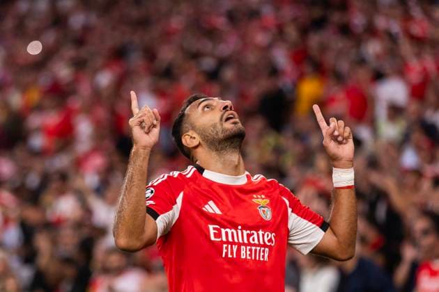 August 27, 2025, Lisbon, Portugal: Vangelis Pavlidis of SL Benfica reacts during the UEFA Champions League playoff 2nd leg match between SL Benfica and Fenerbahce at Estadio da Luz Stadium. Final score SL Benfica 1 : 0 Fenerbahce Lisbon Portugal - ZUMAs197 20250827_aaa_s197_519 Copyright: xHugoxAmaralx