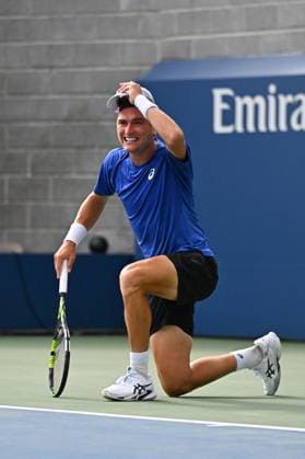 US Open - Second Round Raphael Collignon (BEL) during his second match round at the 2025 US Open at Billie Jean National Tennis Center in New York City, NY, USA, on August 27, 2025. Photo by Corinne Dubreuil ABACAPRESS.COM New York city United States  Copyright: xDubreuilxCorinne ABACAx