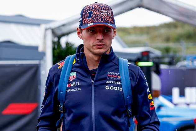 Max Verstappen of the Netherlands and Red Bull Racing arrives at the circuit and looks on prior to the start of the Formula 1 Heineken Dutch Grand Prix 2025 at Circuit Zandvoort on August 28, 2025 in Zandvoort, Netherlands. (Photo by Marcel ter Bals DeFodi Images)