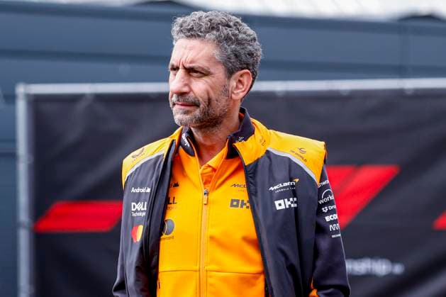 team principal Andrea Stella of Italy and McLaren F1 Team arrives at the circuit prior to the start of the Formula 1 Heineken Dutch Grand Prix 2025 at Circuit Zandvoort on August 28, 2025 in Zandvoort, Netherlands. (Photo by Marcel ter Bals DeFodi Images)