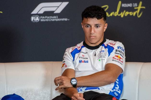 Isack Hadjar, 6, Visa Cash App RB Formula One Teamin der Pressekonferenz, Pre-Events, Grosser Preis von Netherlands, Motorsport, Herren, Formel 1, 28.08.2025 Zandvoort Niederlande Niederlande