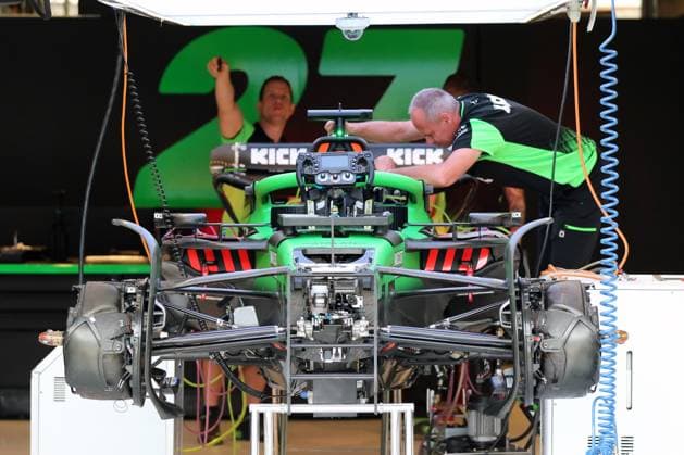 Formel 1 Grosser Preis von Holland, Zandvoort 28. - 31. August 2025 Zandvoort, Holland 28. - 31. August 2025 FIA - Formel 1 - WM - Großer Preis von Holland - 2025 Media Day Donnerstag Im Bild: Technik Details, Stake Formula One Team Kick Sauber, Technik Sauber Formel 1 Team, Copyright: xBEAUTIFULxSPORTS Bernhardtx