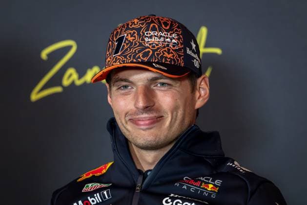 2025 Formula One Dutch Grand Prix Circuit Zandvoort, Zandvoort, Netherlands. 28.August.2025; Max Verstappen of the Netherlands and Oracle Red Bull Racing attend the press conference, PK, Pressekonferenz during Formula One Italian Grand Prix Zandvoort Circuit Zandvoort Netherlands Copyright: xJayxHiranox