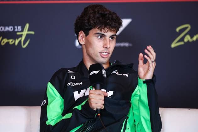F1 - DUTCH GRAND PRIX 2025 BORTOLETO Gabriel (bra), Stake F1 Team Kick C45, portrait press conference, PK, Pressekonferenz during the 2025 Formula 1 Heineken Dutch Grand Prix, 15th round of the 2025 FIA Formula One World Championship, WM, Weltmeisterschaft from August 29 to 31, 2025 on the Zandvoort Circuit, in Zandvoort, Netherlands - ZandvoortNetherlands Copyright: xEricxAlonsox