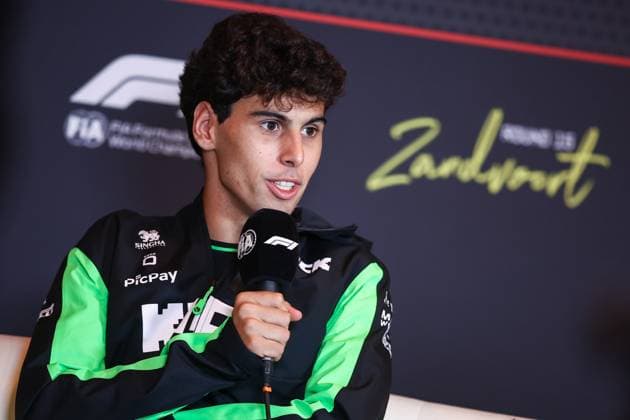 F1 - DUTCH GRAND PRIX 2025 BORTOLETO Gabriel (bra), Stake F1 Team Kick C45, portrait press conference, PK, Pressekonferenz during the 2025 Formula 1 Heineken Dutch Grand Prix, 15th round of the 2025 FIA Formula One World Championship, WM, Weltmeisterschaft from August 29 to 31, 2025 on the Zandvoort Circuit, in Zandvoort, Netherlands - ZandvoortNetherlands Copyright: xEricxAlonsox
