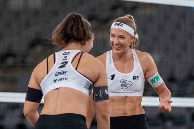 RECORD DATE NOT STATED Beach Pro Tour - Elite 16 Hamburg, 28.08.2025 Sandra Ittlinger (Player No. 1, GER); Beach Pro Tour - Elite 16 Hamburg am 28.08.2025 Copyright: xBEAUTIFULxSPORTS PeterxWeberx