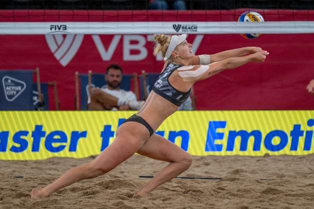 RECORD DATE NOT STATED Beach Pro Tour - Elite 16 Hamburg, 28.08.2025 Linda Bock (Player No. 1, GER); Beach Pro Tour - Elite 16 Hamburg am 28.08.2025 Copyright: xBEAUTIFULxSPORTS PeterxWeberx