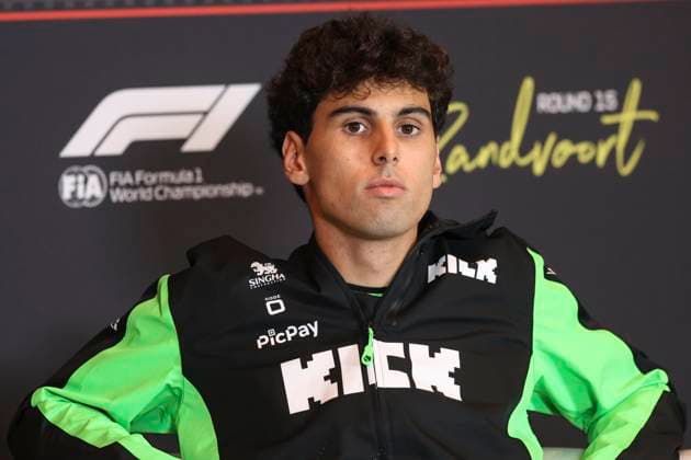 F1 Grand Prix of Netherlands - Previews Gabriel Bortoleto of Brazil and Stake F1 Team participate in the press conference, PK, Pressekonferenz ahead of the Formula 1 Heineken Dutch Grand Prix at Circuit Zandvoort in Zandvoort, Netherlands, on August 28, 2025 Zandvoort Netherlands  Copyright: xPiotrxZajacx originalFilename:zajac-formula1250828_npmj6.jpg