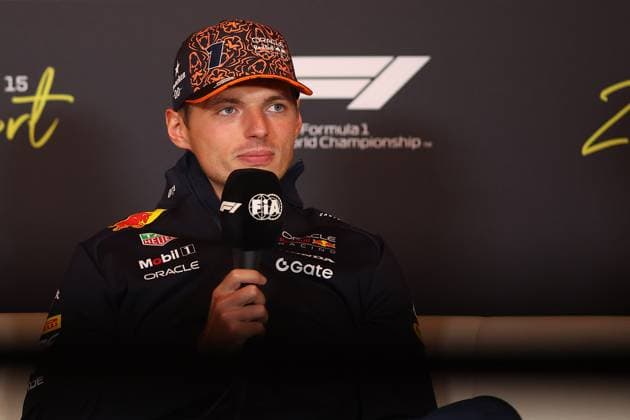F1 Grand Prix of Netherlands Max Verstappen of Red Bull Racing during press conference, PK, Pressekonferenz ahead of the F1 Grand Prix of Netherlands at Zandvoort Circuit on August 28, 2025 in Zandvoort, Netherlands. Zandvoort Zandvoort Circuit Netherlands Copyright: xBasilex