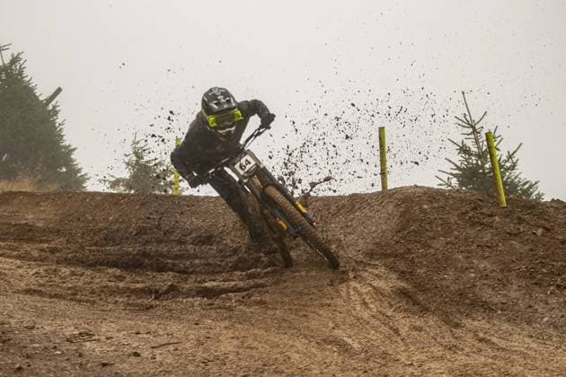 Whoop UCI Downhill Worldcup Les Gets WILLIAMSON Matthew Luke at Whoop UCI Downhill Worldcup Les Gets , 28.08.2025,in Les Gets ,FRA Foto: Sebastian Sternemann