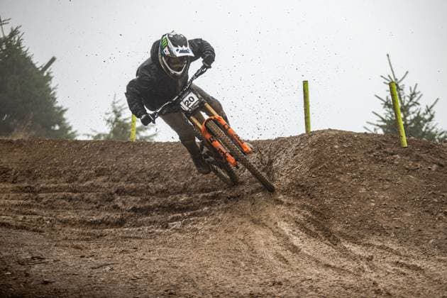 Whoop UCI Downhill Worldcup Les Gets MALLEN Luke at Whoop UCI Downhill Worldcup Les Gets , 28.08.2025,in Les Gets ,FRA Foto: Sebastian Sternemann