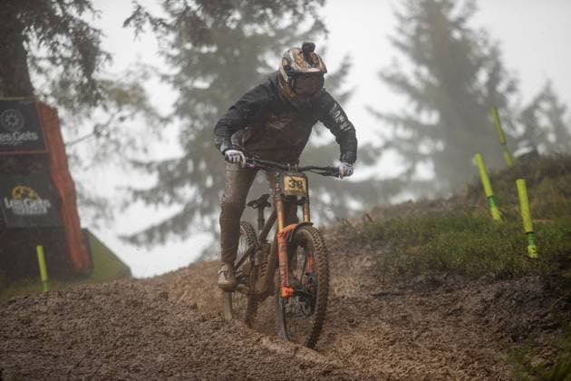 Whoop UCI Downhill Worldcup Les Gets PENE Tuhoto-Ariki MS-RACINGat Whoop UCI Downhill Worldcup Les Gets , 28.08.2025,in Les Gets ,FRA Foto: Sebastian Sternemann