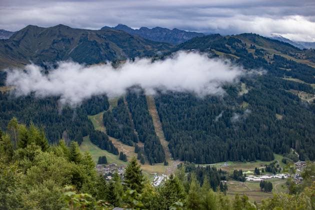 Whoop UCI Downhill Worldcup Les Gets Les Gets at Whoop UCI Downhill Worldcup Les Gets , 28.08.2025,in Les Gets ,FRA Foto: Sebastian Sternemann