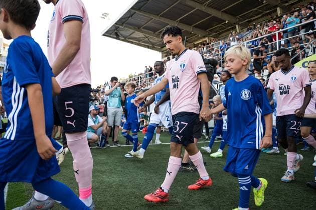 250828 during the second leg UEFA Europa League play-off football match between SK Sigma Olomouc and Malmö FF on August 28, 2025 in Olomouc. Photo: Petter Arvidson BILDBYRAN kod PA PA1072 fotboll football soccer fotball uefa europa league europa league malmö ff sk sigma olomouc bbeng playoff Copyright: PETTERxARVIDSON BB250828PA074