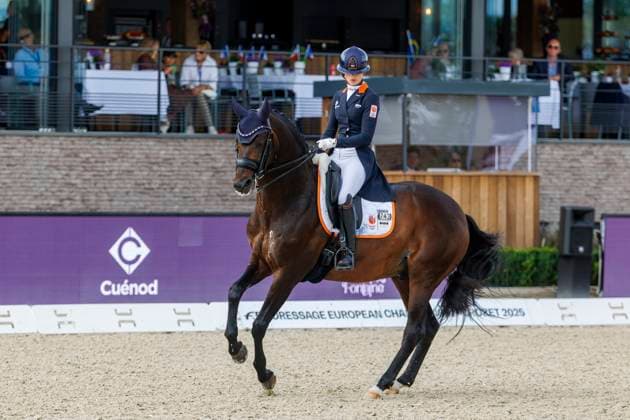 CROZET (FRA) - FEI Dressage European Championship, EM, Europameisterschaft 2025, CROZET (FRA) - FEI Dressage European Championship 2025 VAN LIERE Dinja (NED), Hermes Grand Prix de Dressage - Team Competition Crozet, Jiva Hill Stables 28. August 2025 -