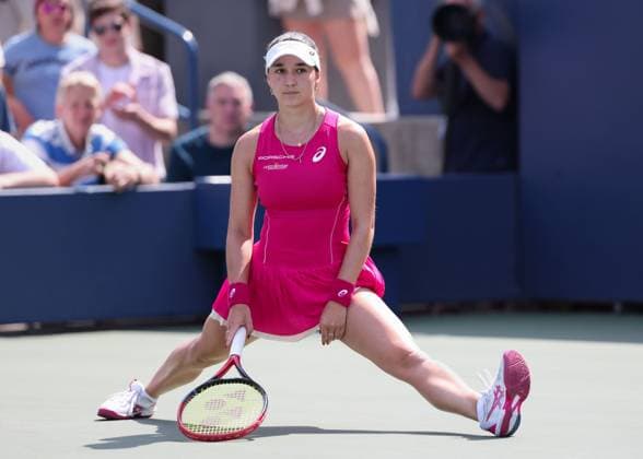 Eva Lys (GER) reagiert veraergert,Aerger,enttaeuscht, Enttaeuschung,Emotion, USTA Billie Jean King National Tennis Center, Flushing Meadows, New York, USA . *** Eva Lys GER reacts annoyed,anger,disappointed,disappointment,emotion, USTA Billie Jean King National Tennis Center, Flushing Meadows, New York, USA Copyright: xJuergenxHasenkopfx