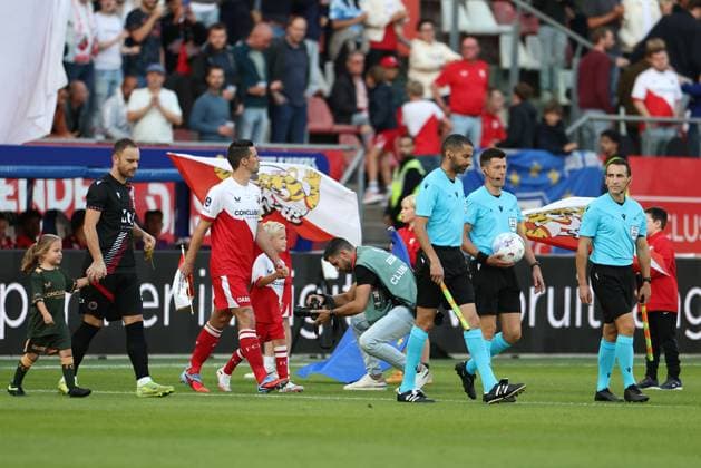 UTRECHT , 28-08-2025 , stadium Galgenwaard , season 2025 2026 , UEFA Europa League football , Play offs 2nd leg , match between FC Utrecht and Zrinjski , picture shows FC Utrecht player Nick Viergever Utrecht - Zrinjski  x30714012x Copyright: