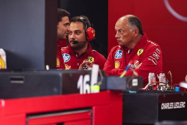 Frederic Vasseur (FRA, Scuderia Ferrari HP), F1 Grand Prix of the Netherlands at Circuit Zandvoort on August 28, 2025 in Zandvoort, Netherlands. (Photo by HOCH ZWEI) Zandvoort Netherlands