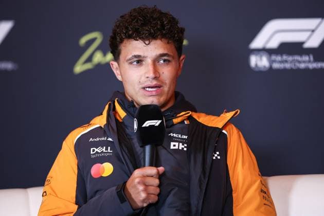 4 Lando Norris (GBR, McLaren F1 Team), F1 Grand Prix of the Netherlands at Circuit Zandvoort on August 28, 2025 in Zandvoort, Netherlands. (Photo by HOCH ZWEI) Zandvoort Netherlands