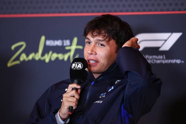 23 Alexander Albon (THA, Atlassian Williams Racing), F1 Grand Prix of the Netherlands at Circuit Zandvoort on August 28, 2025 in Zandvoort, Netherlands. (Photo by HOCH ZWEI) Zandvoort Netherlands